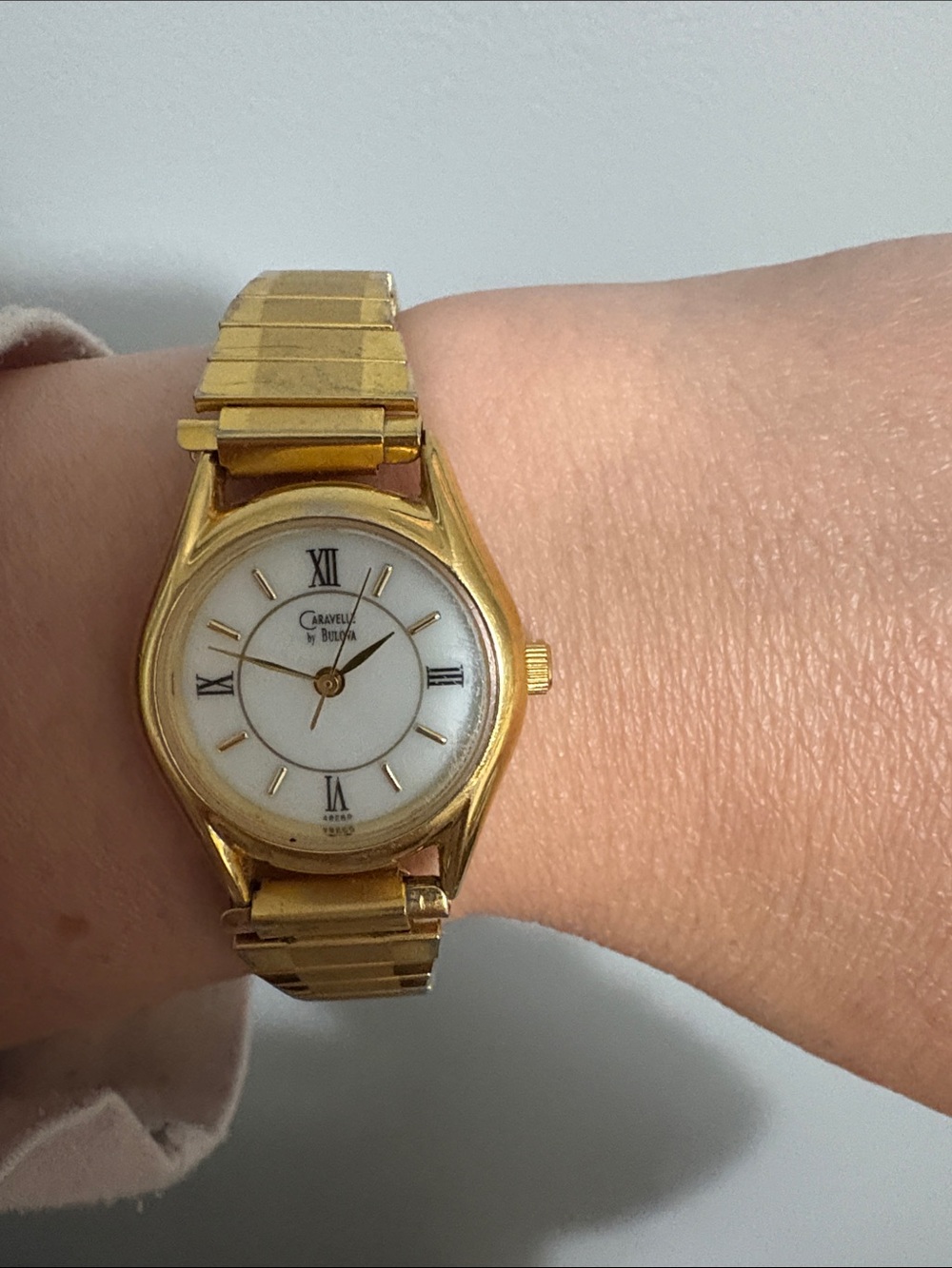 Caravelle by Bulova Gold Tone Women's Watch - White Dial